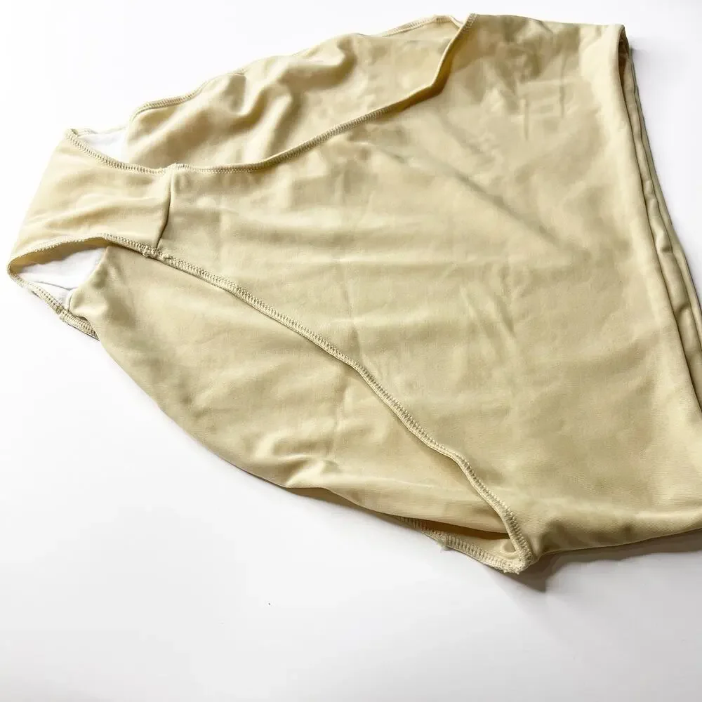 Spanx‎ Size Large High Waist Bikini Panties Nude Full Coverage Bottoms Shapewear
